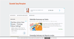 Desktop Screenshot of gezondesoeprecepten.nl